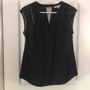 Daniel Rainn Black Blouse, Size XS